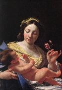 Simon Vouet Virgin and Child oil painting reproduction